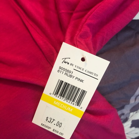 Vince Camuto Ruby Pink Blouse. Never worn - Picture 4 of 5
